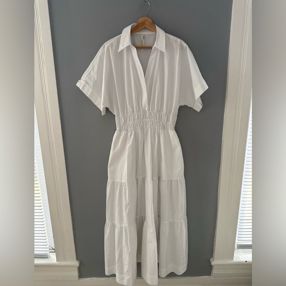 Anthropologie Dresses & Skirts - Anthropologie Somerset White Maxi Shirt Dress